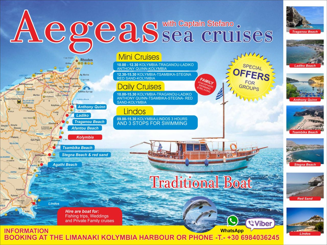 boat trips from rhodes harbour